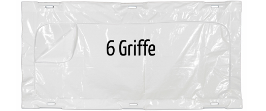 6 Griffe umseitig